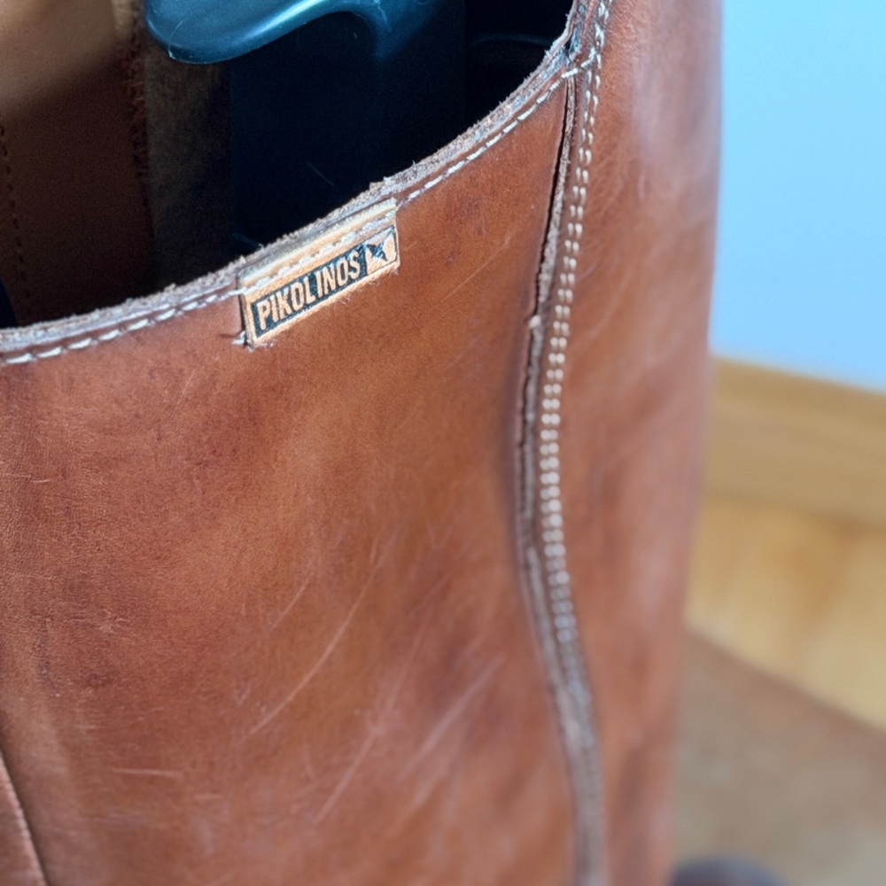 PIKOLINOS Brown Leather Boots - Picture 9 of 14